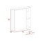 Tuhome Labelle Mirror Cabinet, White GLB5541 - alternate 4